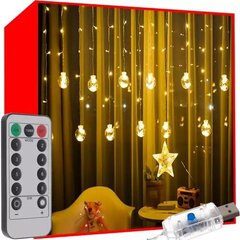 Kalėdinė girlianda 108 LED, 2,5m kaina ir informacija | Girliandos | pigu.lt