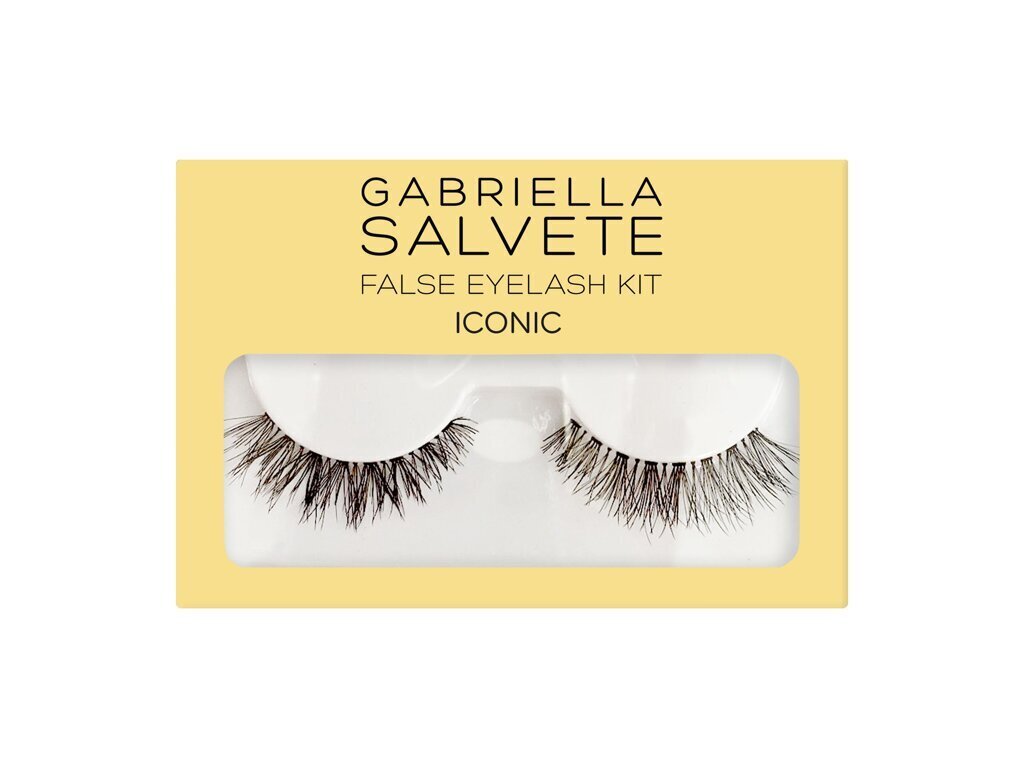 Priklijuojamos blakstienos Gabriella Salvete False Eyelash Kit, Iconic, 1 vnt. kaina ir informacija | Priklijuojamos blakstienos, blakstienų rietikliai | pigu.lt