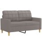 Dvivietė sofa vidaXL, 120cm, ruda/pilka цена и информация | Sofos | pigu.lt