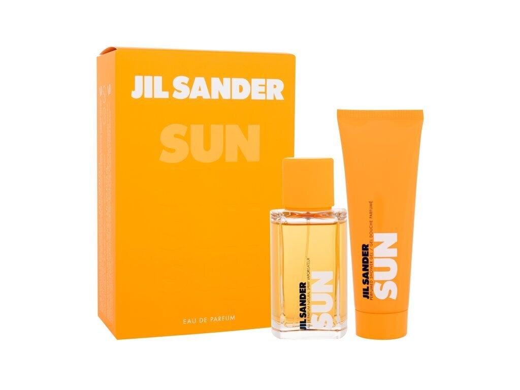 Rinkinys moterims: Jil Sander Sun Parfumuotas vanduo ,75ml + dušo gelis, 75 ml kaina ir informacija | Kvepalai moterims | pigu.lt