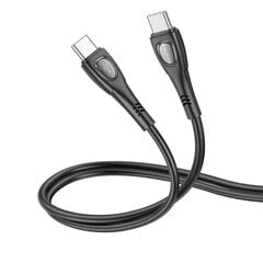 Borofone Cable BX98 Superior - Type C to Type C - PD 60W 3A 1 metre black цена и информация | Кабели для телефонов | pigu.lt