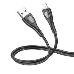 Borofone Cable BX99 Method - USB to Lightning - 2,4A 1 metre black цена и информация | Кабели для телефонов | pigu.lt