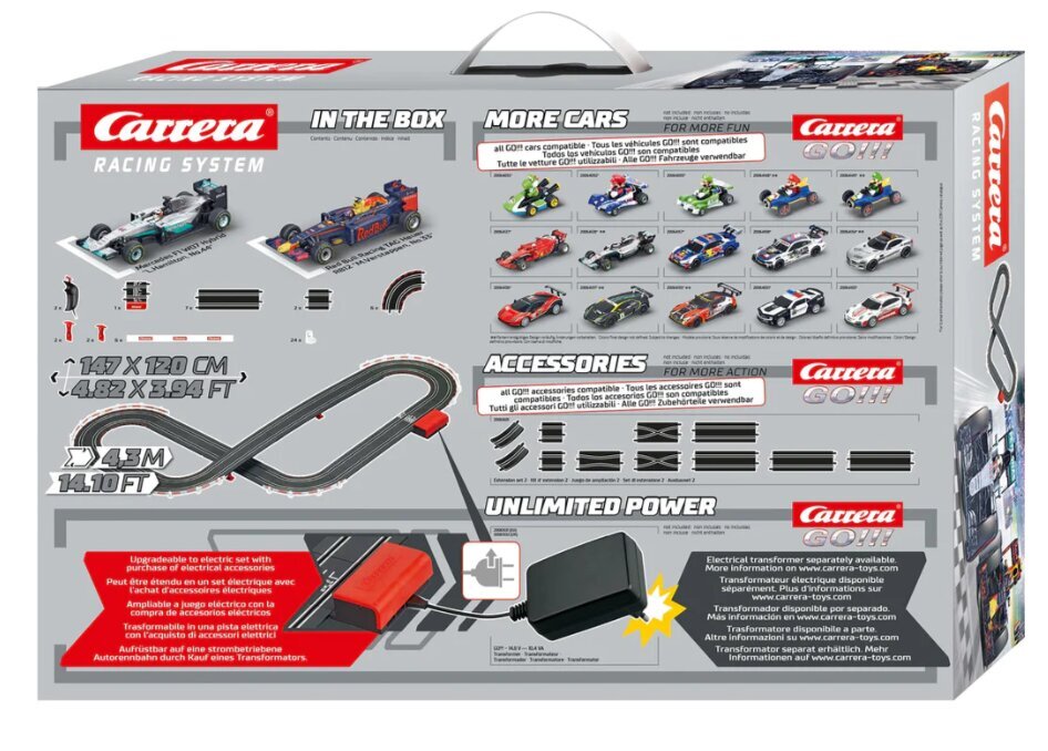Lenktynių trasa Carrera Formula Champions 4.3m kaina ir informacija | Žaislai berniukams | pigu.lt