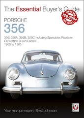 Porsche 356: 356, 356a, 356b, 356c Including Speedster, Roadster, Convertible D and Carrera: Models Years 1950 to 1965 kaina ir informacija | Enciklopedijos ir žinynai | pigu.lt