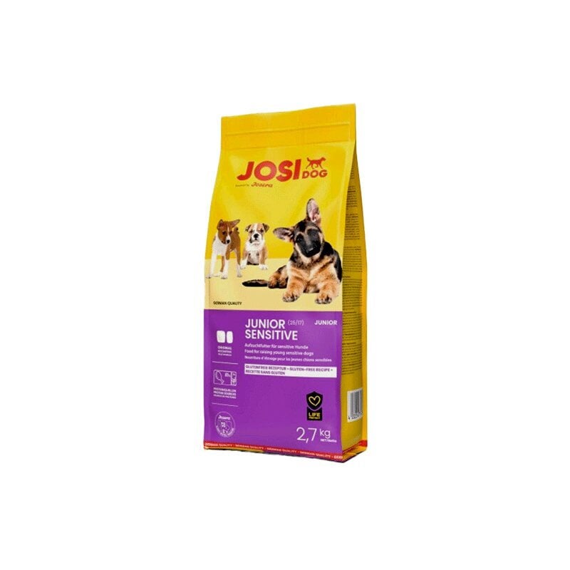 Josera JosiDog Junior Sensitive jauniems šuniukams su jautria virškinimo sistema, 2,7 kg kaina ir informacija | Sausas maistas šunims | pigu.lt