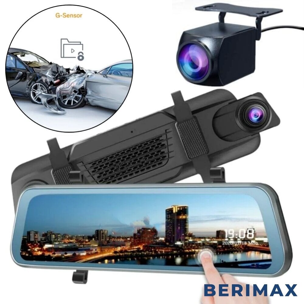 BERIMAX Vaizdo registratorius M77K su galinio vaizdo kamera BRM_0205006 kaina ir informacija | Vaizdo registratoriai | pigu.lt