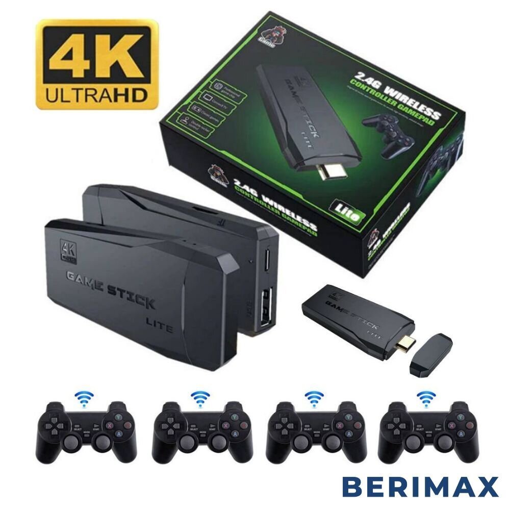 Игровая приставка Игровая приставка GAME STICK Lite 4K MAX комплект  BRM_2201038 цена | pigu.lt