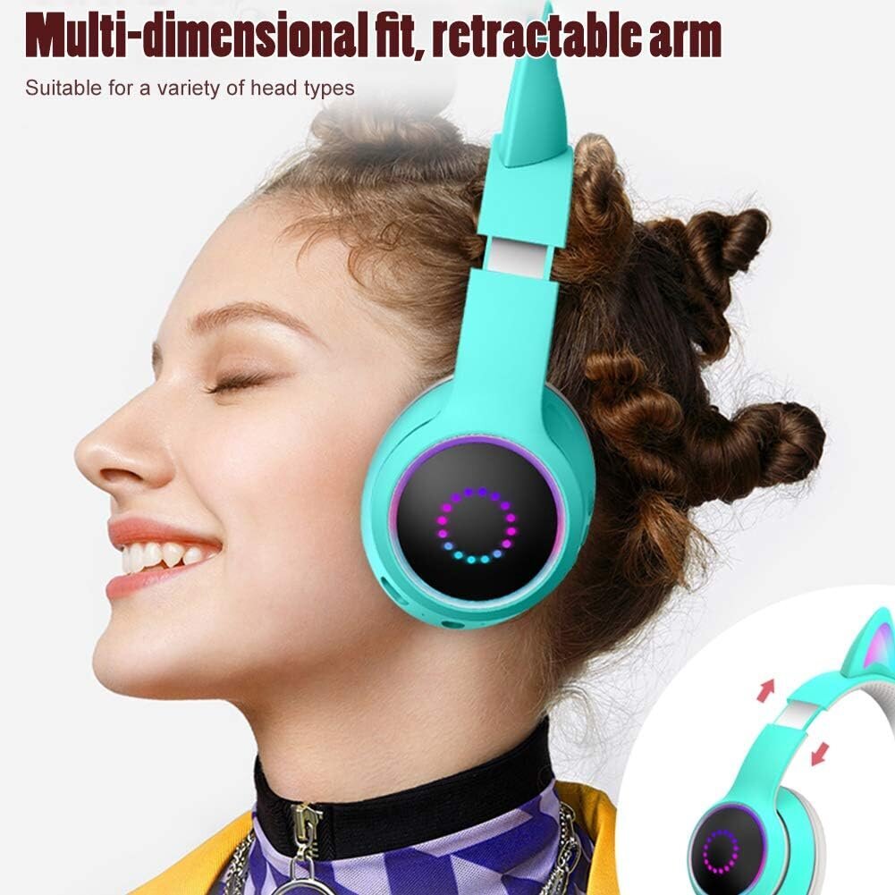 Berimax Cat Ears RGB K26 BRM_0504084LB цена и информация | Ausinės | pigu.lt