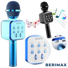 Mikrofonas su efektais Berimax DS878 BRM 0508021BL, mėlynas kaina ir informacija | Lavinamieji žaislai | pigu.lt