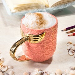 Puodelis Mermaid, rožinis kaina ir informacija | Originalūs puodeliai | pigu.lt