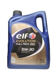 Elf Evolution Fulltech Did 5W-30 variklių tepalas, 5 l цена и информация | Моторные масла | pigu.lt