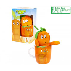 Puodelis ir pliušinės žaislinės morkos, 1 vnt. kaina ir informacija | Originalūs puodeliai | pigu.lt