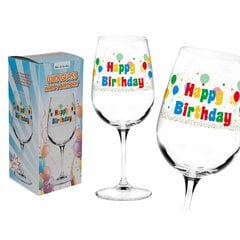 Taurė vyno su gimtadieniu, 1 vnt. kaina ir informacija | Originalūs puodeliai | pigu.lt