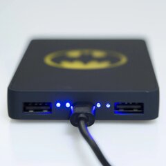 Išorinė baterija Batman 6 000 mAh kaina ir informacija | Atsarginiai maitinimo šaltiniai (power bank) | pigu.lt