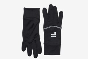 Перчатки для бега Fila Rossmoor, черные цена и информация | Тренировочные перчатки | pigu.lt