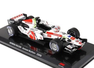 Kolekcinis modeliukas Honda Ra 106 - Jenson Button - 2006 Hachette 1:24 For037 kaina ir informacija | Kolekciniai modeliukai | pigu.lt