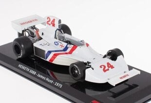 Kolekcinis modeliukas Hesketh 308b - James Hunt - 1975 Hachette 1:24 For041 kaina ir informacija | Kolekciniai modeliukai | pigu.lt