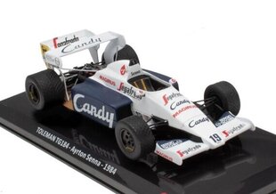 Kolekcinis modeliukas Toleman Tg184 - Ayrton Senna - 1984 Hachette 1:24 For013 kaina ir informacija | Kolekciniai modeliukai | pigu.lt