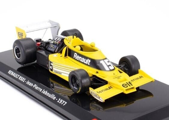 Kolekcinis modeliukas Renault Rs01 - Jean-pierre Jabouille -1979 Hachette 1:24 For018 цена и информация | Kolekciniai modeliukai | pigu.lt