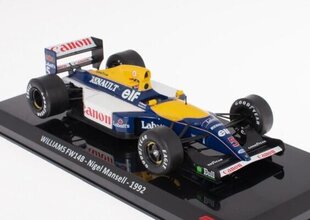 Kolekcinis modeliukas Williams Fw 14b - Nigel Mansell - 1992 World Champion Hachette 1:24 For047 kaina ir informacija | Kolekciniai modeliukai | pigu.lt