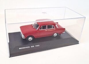 Kolekcinis modeliukas Moskvich 408 1965 Red Altaya 1:43 Rus022 kaina ir informacija | Kolekciniai modeliukai | pigu.lt