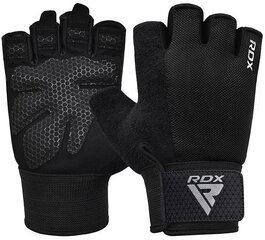 RDX W1H Gym Workout Gloves - Treeningkindad kaina ir informacija | Treniruočių pirštinės | pigu.lt