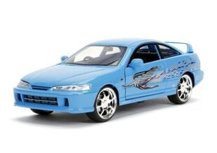 Kolekcinis modeliukas Honda Integra Type-r 1995 Mia's *fast & Furious 2021* Blue 30739 Jada 1:24 kaina ir informacija | Kolekciniai modeliukai | pigu.lt