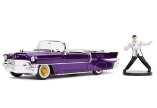 Kolekcinis modeliukas Cadillac Eldorado 1956 With Elvis Presley Figure Purple 30985 Jada 1:24 kaina ir informacija | Kolekciniai modeliukai | pigu.lt