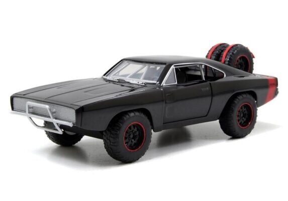 Kolekcinis modeliukas Dodge Charger Off Road 1970 *fast & Furious 7* Black 97038 Jada 1:24 kaina ir informacija | Kolekciniai modeliukai | pigu.lt