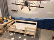 Vaikiška lova SofiHouse R36, 140x70 cm, ruda kaina ir informacija | Vaikiškos lovos | pigu.lt
