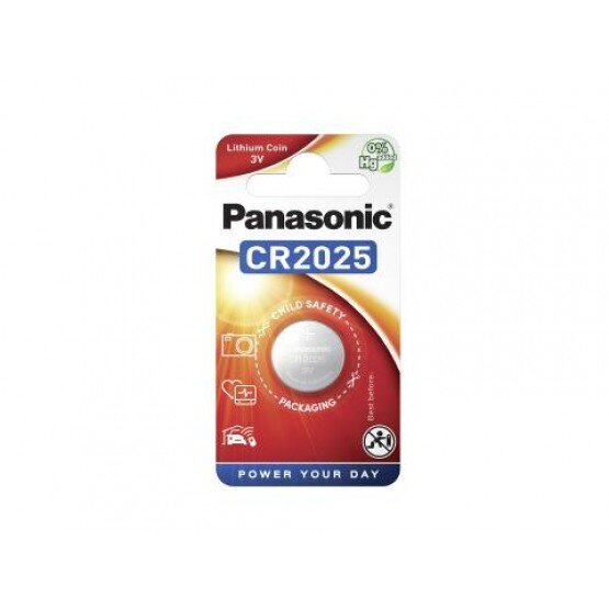 Panasonic elementas Lithium CR2025 1BP, 1 vnt. kaina ir informacija | Elementai | pigu.lt