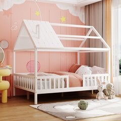 Vaikiška lova SofiHouse R54, 140x70 cm, balta kaina ir informacija | Vaikiškos lovos | pigu.lt