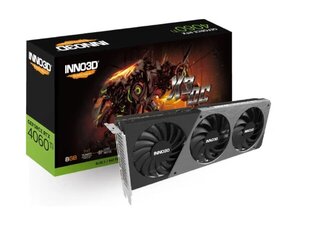 Inno3D GeForce RTX 4060 Ti X3 OC (N406T2-08D6X-171153L) цена и информация | Видеокарты (GPU) | pigu.lt