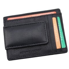 Kortelių dėklas Genuine Leather MC-347BK kaina ir informacija | Vyriškos piniginės, kortelių dėklai | pigu.lt
