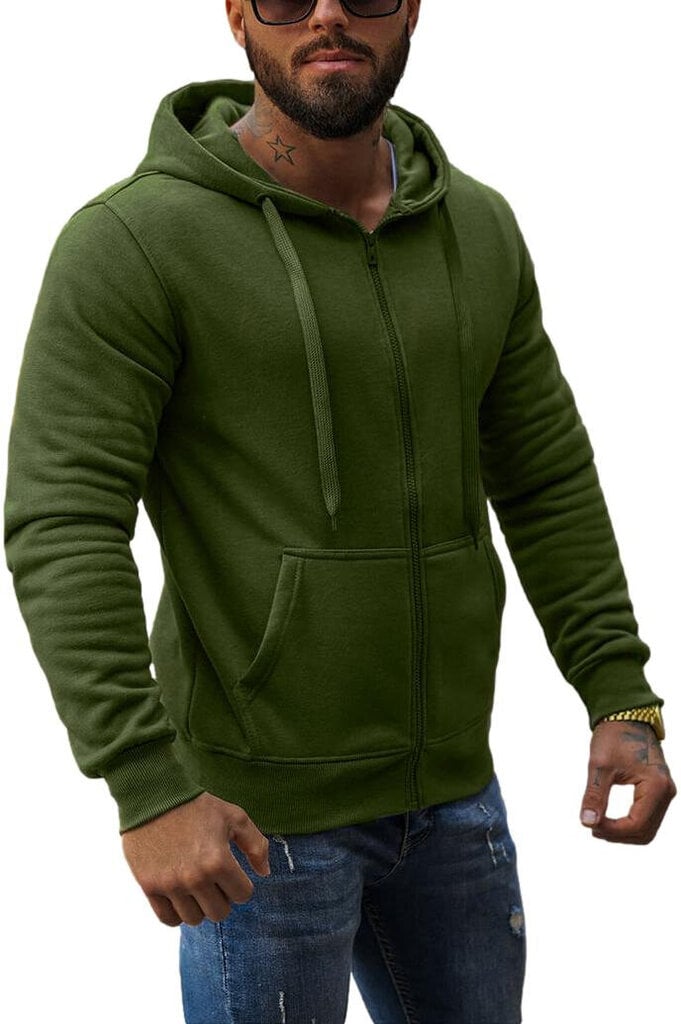 Džemperis vyrams J.Style, žalias kaina ir informacija | Džemperiai vyrams | pigu.lt