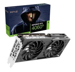 KFA2 GeForce RTX 4060 Ti 8GB 1-Click OC (46ISL8MD8COK) kaina ir informacija | Vaizdo plokštės (GPU) | pigu.lt