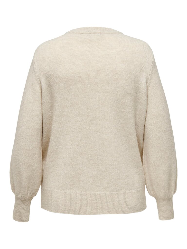 Džemperis moterims Tik Carmakoma, baltas цена и информация | Megztiniai moterims | pigu.lt