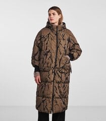 YAS женское пальто 180г  26030582*01, коричневый/черный 5715416705269 цена и информация | Женские куртки | pigu.lt