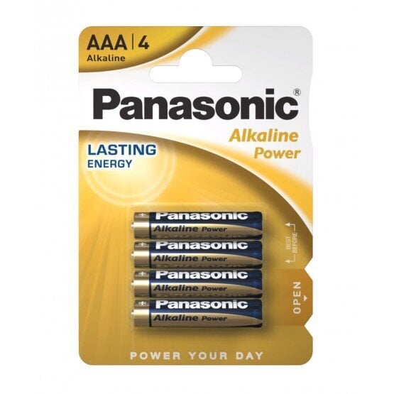 Panasonic elementai Alkaline LR03 (AAA) цена и информация | Elementai | pigu.lt