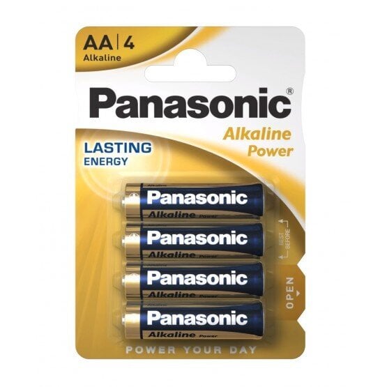 Panasonic elemetai Alkaline LR6 (AA) kaina ir informacija | Elementai | pigu.lt