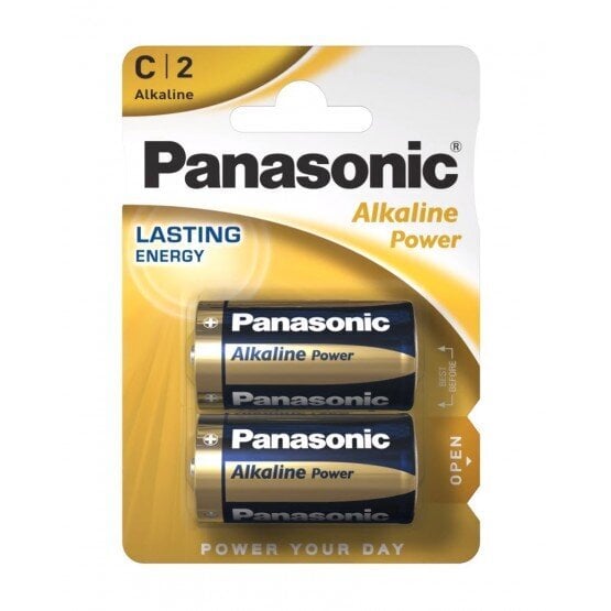 Panasonic elementai Alkaline LR14 (C) цена и информация | Elementai | pigu.lt