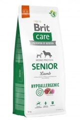 Brit Care HP Senior Lamb&Rice для пожилых собак, 12 кг цена и информация | Brit Care Товары для животных | pigu.lt