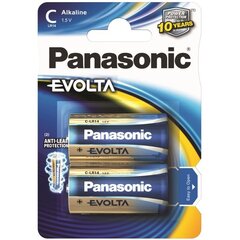 Panasonic elementai Evolta LR14 (C) kaina ir informacija | Elementai | pigu.lt