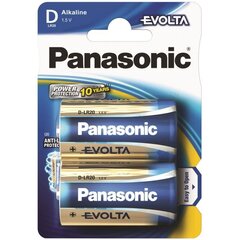 Panasonic elementai Evolta LR20 (D) kaina ir informacija | Elementai | pigu.lt