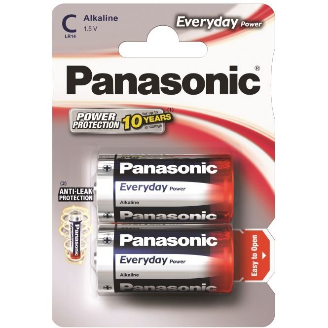 Panasonic elementai Everyday LR14 (C) цена и информация | Elementai | pigu.lt