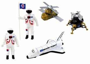 Kosminės stoties rinkinys Space Truck Rocket Lean Toys, 15 d. kaina ir informacija | Žaislai berniukams | pigu.lt