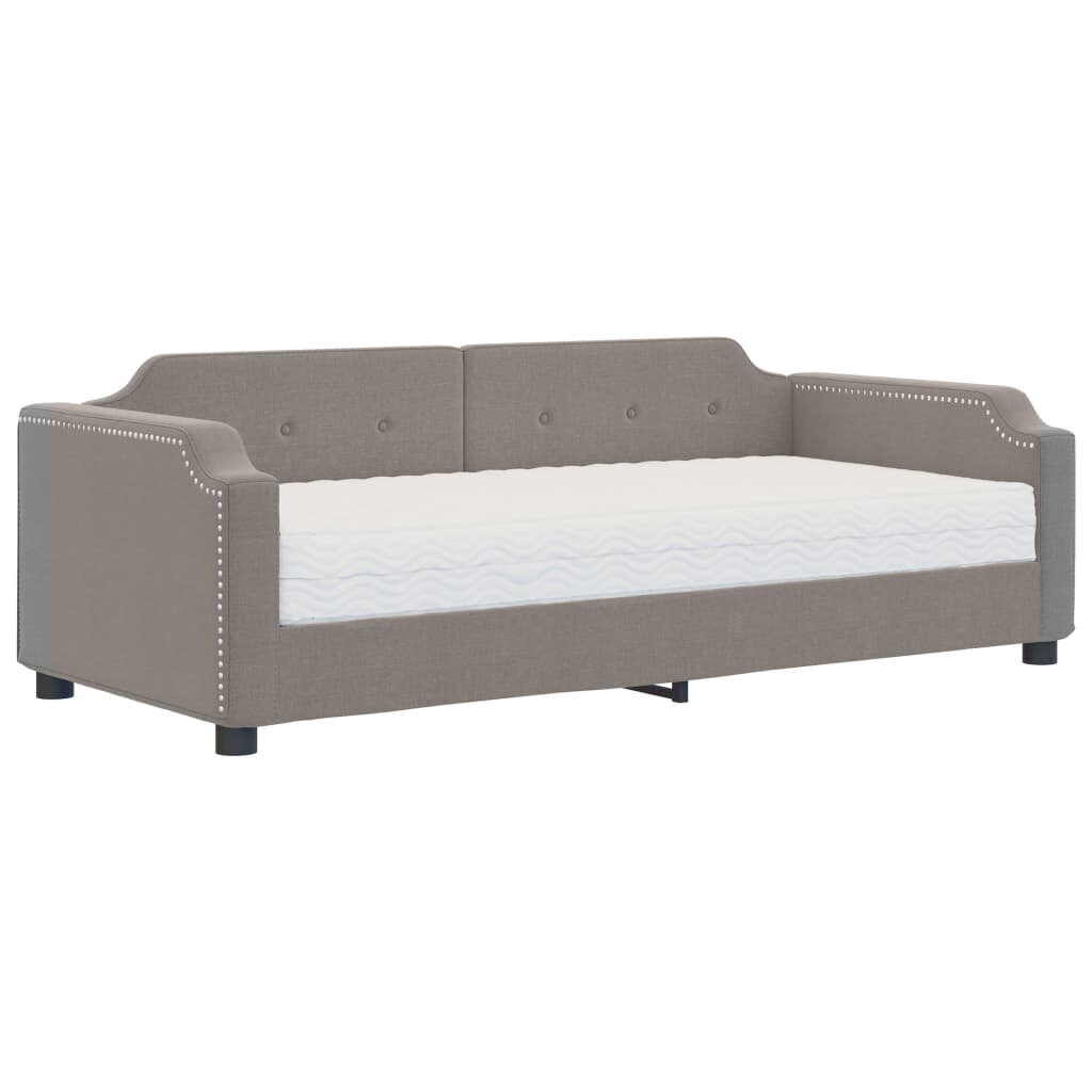 Sofa-lova vidaXL, 80x200 cm, pilka kaina ir informacija | Lovos | pigu.lt