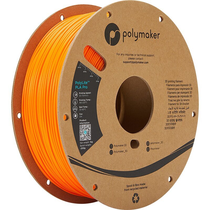 3D plastikas Polymaker PolyLite PLA PRO цена и информация | Išmanioji technika ir priedai | pigu.lt