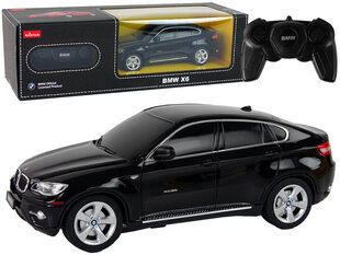 Nuotoliniu būdu valdomas automobilis Bmw X6 Rastar, juodas kaina ir informacija | Žaislai berniukams | pigu.lt