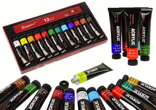 Amsterdam Standard Acrylic Paint, 24 Color Set